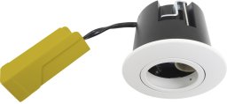 NORDTRONIC Quick Install G2, GU10, rund, mat hvid, inden- og udendørs brug