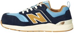 New Balance sik. Sko str. 43 - Elite Lite Blue/Coffee, åndbar, blød mellemsål, med snørre
