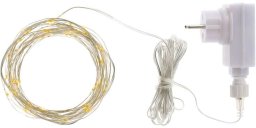 Sirius Home Knirke, Light decoration chain, Silver, Transparent, Ambience, Transparent, 80 bulb(s), LED