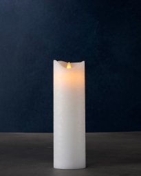 Sirius Sirius Home Sara Exclusive, Flame lamp, White, Wax, Ambience, Candle, 1 bulb(s)