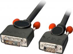 Kabel Lindy DVI-A - D-Sub (VGA) 1m czarny (41195)