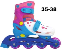 Sport1 ''Easy Roller'' Pink inlinere Rulleskøjter til børn str. 35-38