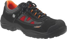 Ejendals Jalas 3468A Light Sport, Unisex, Adult, Black, Orange, Lace-up closure, Polyurethane (PU), Leather, Textile