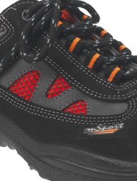 Ejendals Jalas 3468A Light Sport, Unisex, Adult, Black, Orange, Lace-up closure, Polyurethane (PU), Leather, Textile
