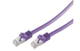 shiverpeaks RJ45 Patchkabel S/FTP PIMF Cat.7 violett 7,5m