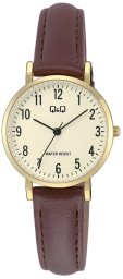 Zegarek QQ C66A-001P damski klasyczny złoty 31 mm .