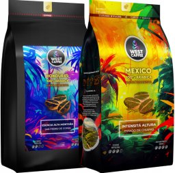 Kawa Ziarnista West Caffee ZESTAW 2KG Honduras + Mexico