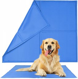 Mata Chłodząca dla Psa Kota Zwierząt Żelowa Składana Legowisko XXL 110x70cm