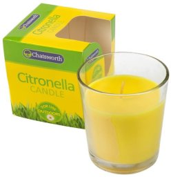 Chatsworth Citronella Świeca zapachowa przeciw komarom 90g