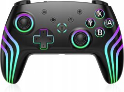 Pad bezprzewodowy RGB do Nintendo Switch / PC / Android czarny