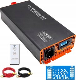 Przetwornica napięcia / inwerter napięcia DC/AC / 2000 W / 12V