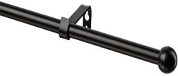 Domoletti CURTAIN ROD SET BLACK 160MM D16