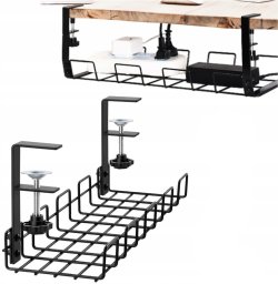 Organizer kabli żelazny bez wiercenia, 38x14 cm