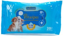 Chusteczki higieniczne z serii Pure Water 20 szt. do sierści zwierząt