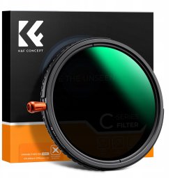Filtr Hybrydowy 3w1 K&f 40.5 Mm 40.5mm Fader Nd2-32 + Cpl + Black Diffusion 1/4 / Kf01.2059