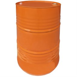 Beczka stalowa metalowa TH 216.5L z rowkami  korki 3/4 i 2 w wieku - POMARAŃCZOWA MIX