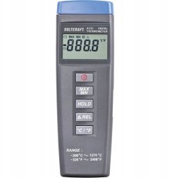 Termometr przemysłowy Voltcraft K101, 1 kanałowy 100311