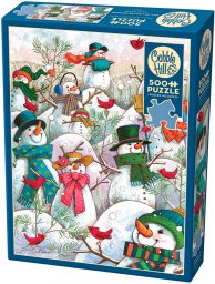 Puzzle 500 el. Zlot bałwanów