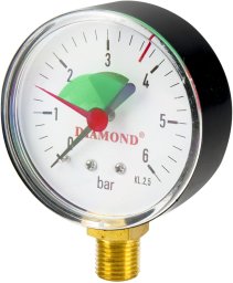 Diamond ciśnieniomierz TYP:418 50 mm ART.418.50-10.