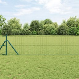 Zielony płot euro 0,4x25 m stalowy
