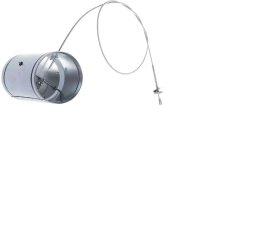 AIR DAMPER WITH CABLE FOR HOT AIR DISTR