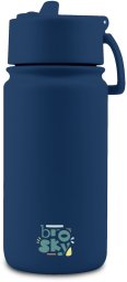 Brosky Basic Stalowa butelka na wodę w kolorze ciemnoniebieskim 450ml
