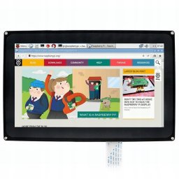 Waveshare Talpinis lietimui jautrus ekranas Raspberry Pi mikrokompiuteriui - LCD TFT 10.1