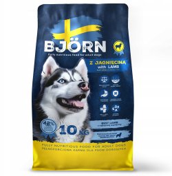 BJORN z jagnięciną 42% mięsa karma dla psa 10kg