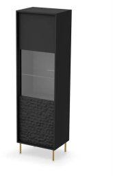 Witryna BULLET W-1 czarna HALMAR