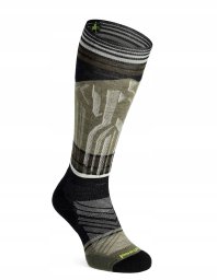 U'S Ski Targeted Cushion Summit Shot OTC Socks, 001 | black, M