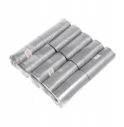 Worki na foliowe na psie odchody 10 rolek srebrne