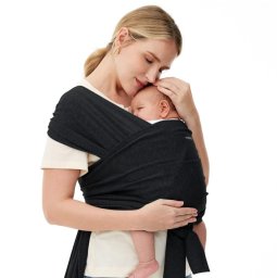MOMCOZY KŪDIKIŲ VAIKJUOSTĖ-NEŠIOKLĖ, JUODA