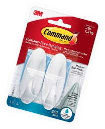 DESIGNER HOOK COMMAND 17081BUKN 2PCS