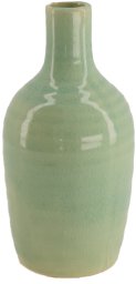 Wazon ceramiczny 9x18.5cm, jasny zielony