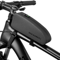 RockBros Torba rowerowa mocowana na ramę wodoodporna 1.5l AS-019 - czarna Torba rowerowa mocowana na ramę wodoodporna 1.5l AS-019 - czarna