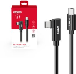 Kabel USB Unitek USB-C - USB-C 5 m Czarny (C14094ABK01-5M)