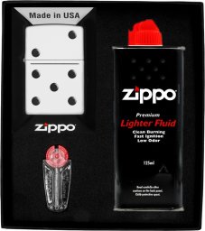 Zestaw ZIPPO Zapalniczka DOMINOS DESIGN Prezentowy No1