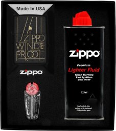 Zestaw ZIPPO Zapalniczka LINE ART DESIGN Prezentowy No1