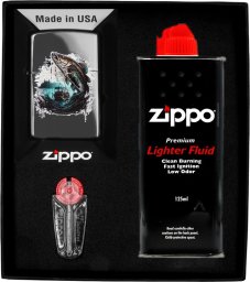 Zestaw ZIPPO Zapalniczka FISH AND BOAD DESIGN Prezentowy No1