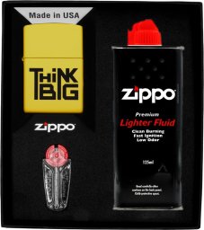 Zestaw ZIPPO Zapalniczka THINK BIG DESIGN Prezentowy No1
