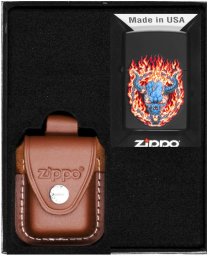 Zestaw ZIPPO Zapalniczka BURNING DEVIL Prezentowy No2
