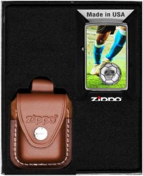Zestaw ZIPPO Zapalniczka SOCCER PLAYER Prezentowy No2