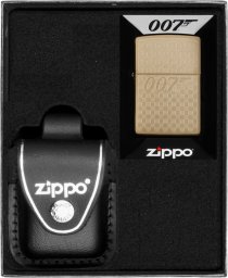 Zippo Zestaw ZIPPO Zapalniczka BOND BT 007 GUN LOGO No3