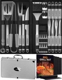 Zestaw sztućce do GRILLA BBQ STILHOFF akcesoria 39szt 33+walizka+5xmata