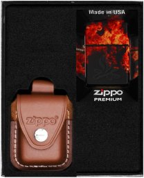 Zestaw ZIPPO Zapalniczka CAMPFIRE DESIGN 1 Prezentowy No4