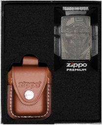 Zestaw ZIPPO Zapalniczka METAL HEAD DESIGN Prezentowy No4