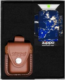 Zestaw ZIPPO Zapalniczka NIGHT EARTH DESIGN Prezentowy No4