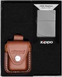 Zestaw ZIPPO Zapalniczka REPLICA 1935 WITH SLASHES Prezentowy No4