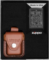 Zestaw ZIPPO Zapalniczka WHEEL OF FORTUNE DESIGBN Prezentowy No4