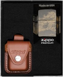 Zestaw ZIPPO Zapalniczka ZEUS DESIGN Prezentowy No4